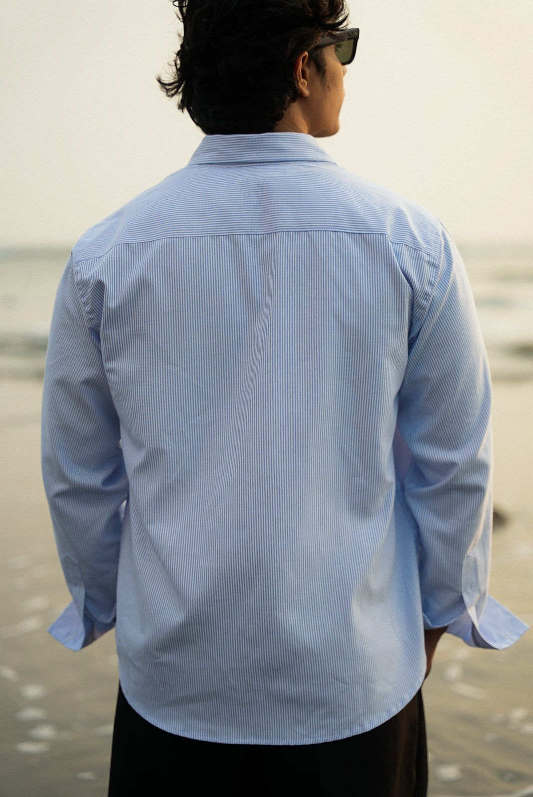 Blue Stripe - Long Sleeve Relax Fit