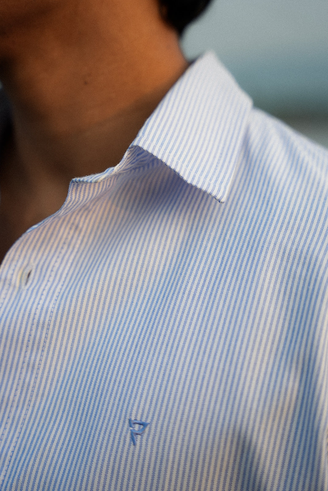 Blue Stripe - Long Sleeve Relax Fit